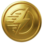 Pièce d'or avec un éclair, illustrant la réactivité et les interventions rapides d'urgence sur toiture par l'artisan B&L Art'Oise (60).